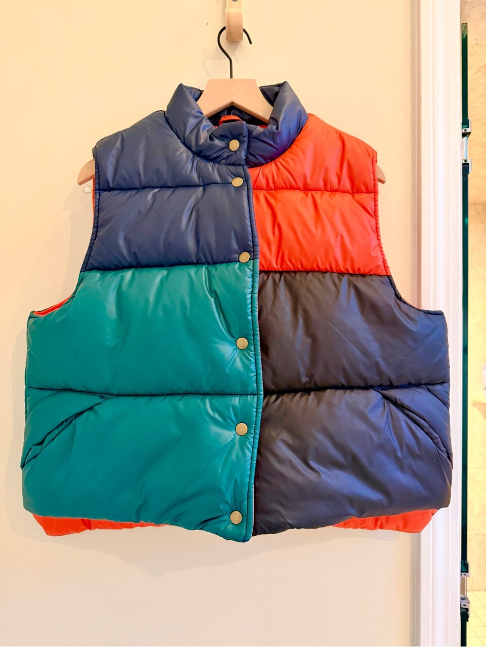 Clare V Émile Vest - Colorblock / M/L Original: $325